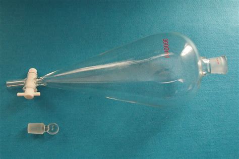 2500ml 24 29 Glass PEAR Shape Separatory Funnel PTFE Stopcock Drop Tube