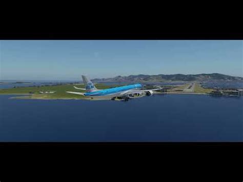 Xp A Tncm St Maarten Rwy Landing Youtube