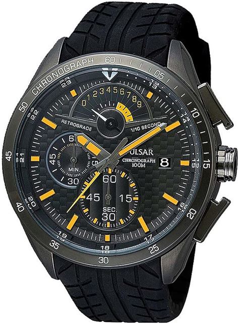 Pulsar Uhren Herren Armbanduhr Xl Sport Chronograph Quarz Kautschuk