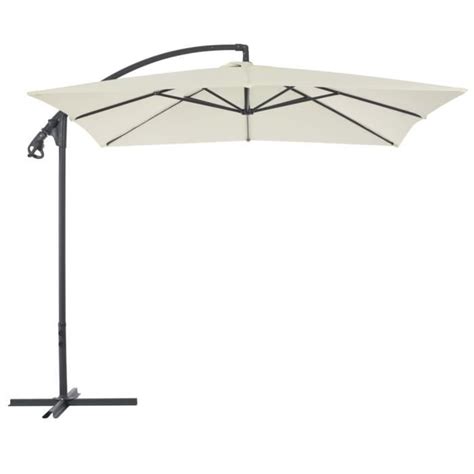 Dbaiyi Ddis Parasol en porte à feux avec poteau en acier 250 x 250 cm