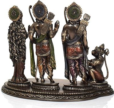 Buy Collectible India Bronze Finish Lord Ram Darbar Statue Religious