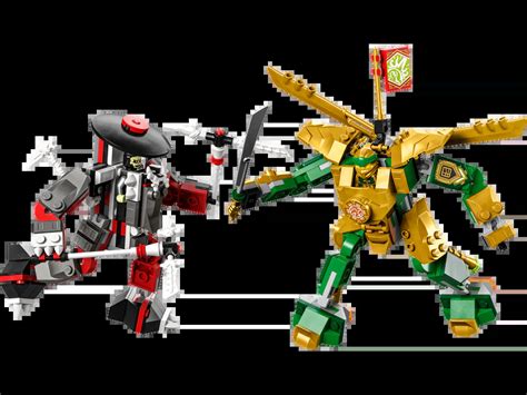 Lego Ninjago Lloyds Mech Battle Evo Set Setdb