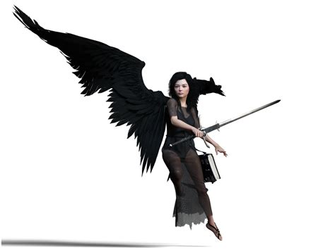 Download Dark Angel Woman Fantasy Royalty Free Stock Illustration