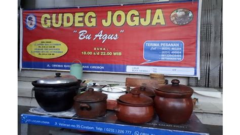 Daftar Harga Menu Delivery Gudeg Jogja Bu Agus Ampera Raya Cirebon