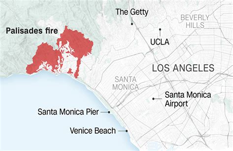 Visualizing The Los Angeles Wildfires In Maps And Charts The Seattle