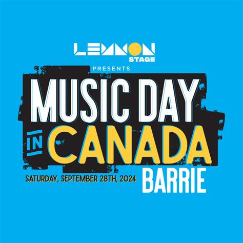 Music Day In Canada - Barrie - The Rec Room - Park Place Barrie ...