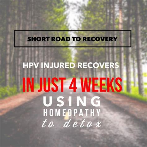 HPV Vaccine side effects gone in 4 weeks using homeopathy