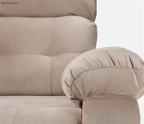 Buy Vivian Fabric Seater Motorized Recliner Chair Beige At Off