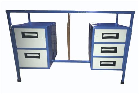 Mild Steel Rectangular Ms Office Table With Storage At Rs In Dombivli