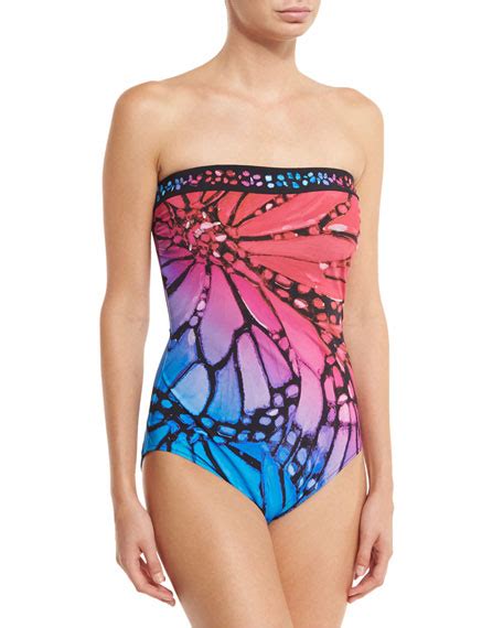 Gottex Monarch Bandeau One Piece Swimsuit Bergdorf Goodman