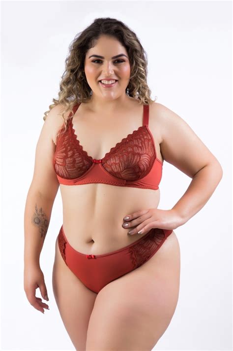 D Gi Lingerie Plus Size Lingerie Plus Size Conjunto Fio Dental Sem