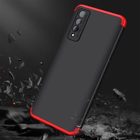 Realme Narzo 30 4G RMX2156 Case 3 IN 1 Full Protection Matte Hard