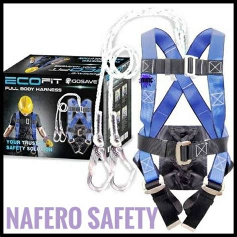 Jual FULL BODY HARNESS ECOFIT GOSAVE DOUBLE BIG HOOK Shopee Indonesia