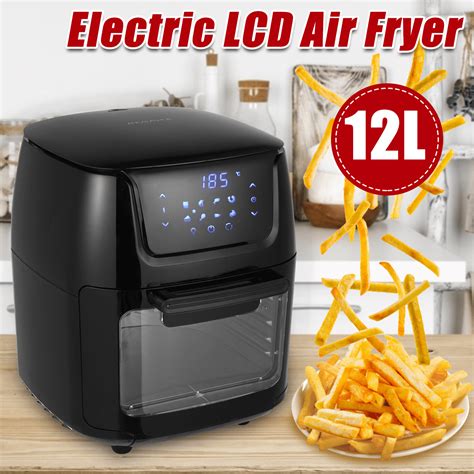 Air Fryer Oven Electric Touch Digital Airfryer Rotisserie Dry Large