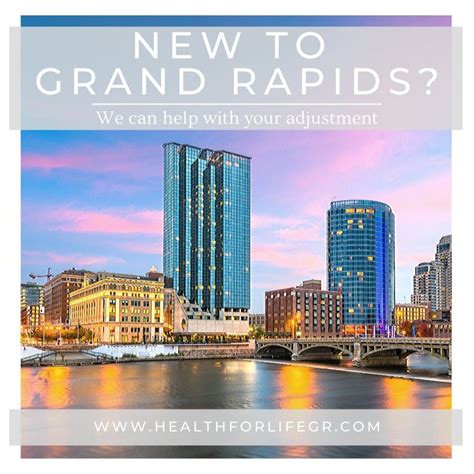 New To Grand Rapids We Can Help With Your Adjustment Grand Rapids Mi Health For Life