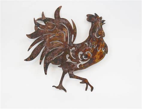 Rooster Wall ArtRustic Kitchen SignFarmhouse Rooster Etsy Rooster