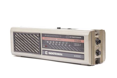 Moscow, Russia, May 22, 2023: Radiotehnica RP-8330 ABAVA Radio Receiver ...