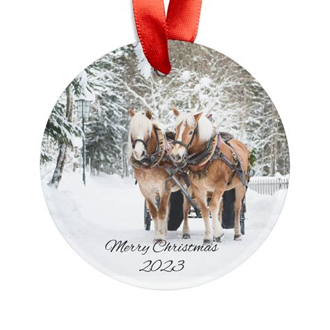 Horse Christmas Ornament/horse Tree Decoration/horse Lover Gift ...