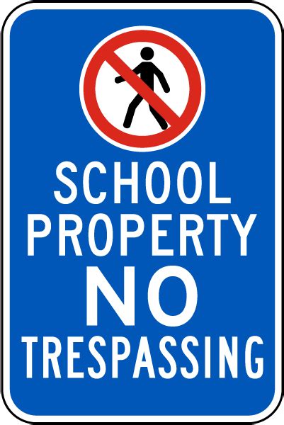 School Property No Trespassing Sign Get 10 Off Now