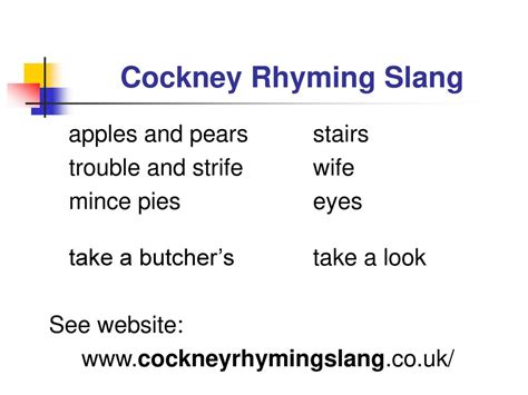 Apples And Pears Cockney Rhyming Slang at Louise Mcmakin blog