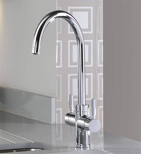 Abode Prostream 3 In 1 Swan Spout Monobloc Kitchen Sink Mixer Tap