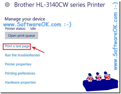 Windows 10 how to print test page - dassno