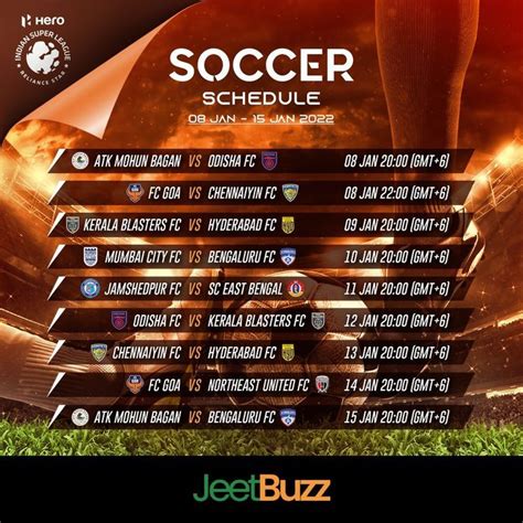 Upcoming Soccer Games Schedule