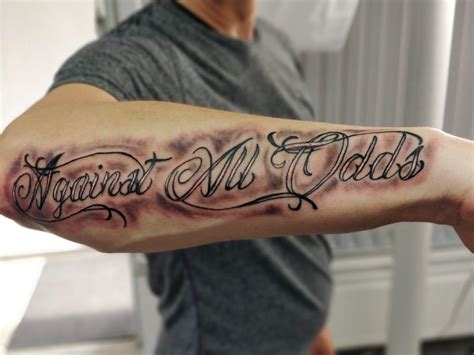 Against All Odds Tattoo Font