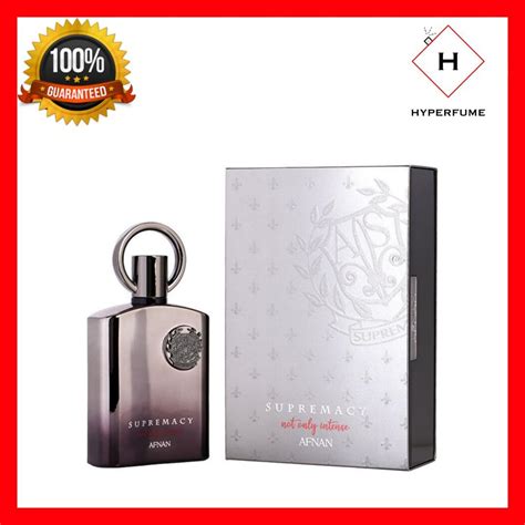 Afnan Supremacy Not Only Intense Ml Edp Beauty Personal Care