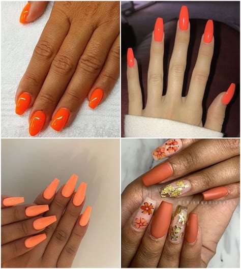 Top 119 Imagen Ongle Gel Orange Pastel Fr Thptnganamst Edu Vn