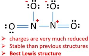 N2O4 (Dinitrogen tetroxide) Resonance Structures