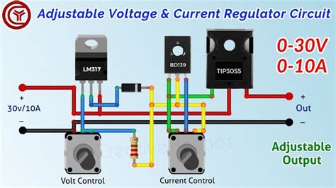 DIY Adjustable DC Power Supply Voltage And Current Control