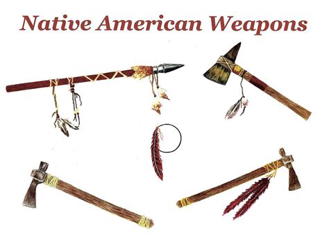 Native American Weapons Painting by Michael Vigliotti - Fine Art America