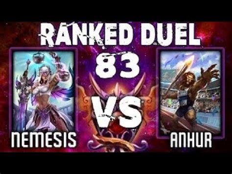 Smite S Ranked Duel Nemesis Vs Anhur Youtube