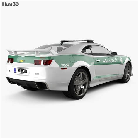 Chevrolet Camaro Police Dubai 2016 3D model - Vehicles on Hum3D