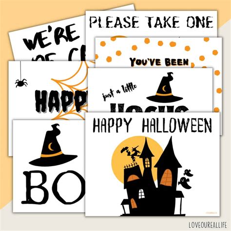 Printable Happy Halloween Sign - 19+ FREE Printables ⋆ Love Our Real Life