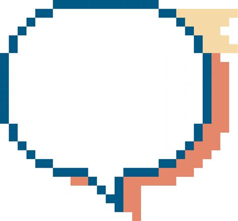 Bit Retro Game Pixel Speech Bubble Balloon Icon Sticker Memo Keyword