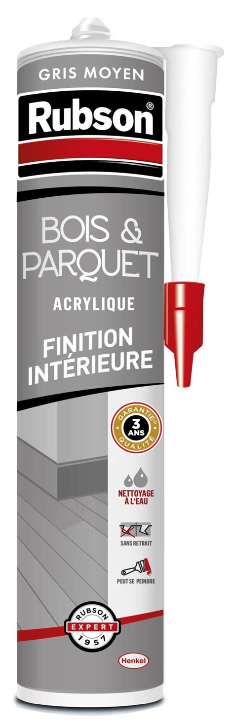 Mastic Pour Raccordement Bois Et Parquet Rubson Gris Ml Leroy