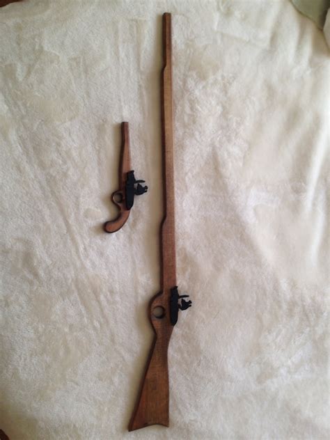 Toys & Hobbies Vintage & Antique Toys Toy Gun Musket Extra Long Rifle ...