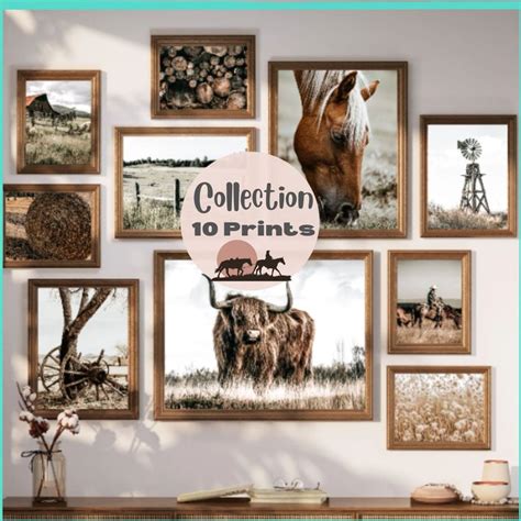 Western Room Decor Western Boho Decor Cowboy Wall Art Southwest Western