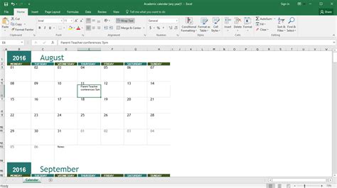 Cara Membuat Kalender Di Excel Untuk Pemula Lengkapgambar Images - Riset