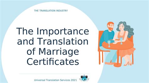 The Importance and Translation of Marriage Certificates by Universal-Translation-Services - Issuu