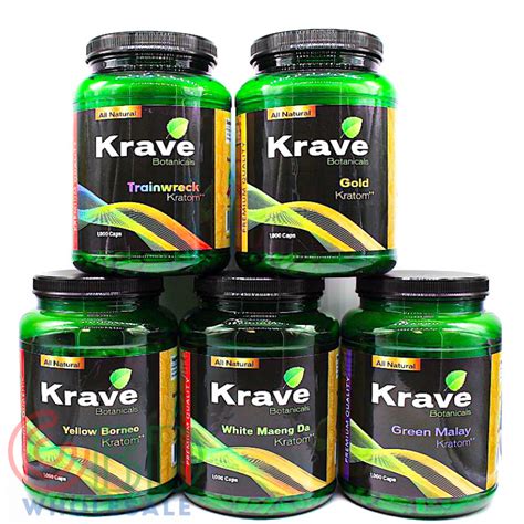 Krave Kratom Capsules 1000 Ct