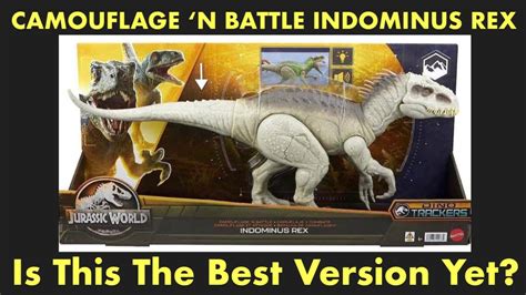 JURASSIC WORLD DINO TRACKERS Camouflage N Battle Indominus Rex The