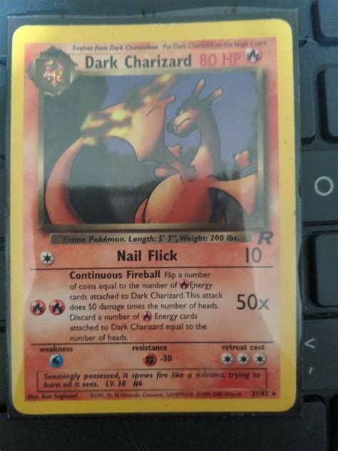 Mavin Pokémon TCG Dark Charizard Team Rocket 21 Regular Unlimited Rare