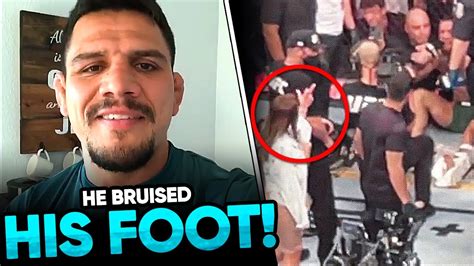 Dustin Poiriers Wife Filps Off Conor Mcgregor After His Leg Break