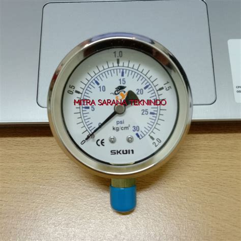 Jual 2 5 Inch Pressure Gauge Raket Skon 2 Bar Kg Cm2 30 Psi Jakarta