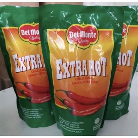 Jual Delmonte Saus Sambal Extra Hot Chili Sauce Kemasan Kg Shopee