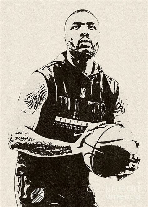 Damian Lillard Painting by Kun Funny - Fine Art America