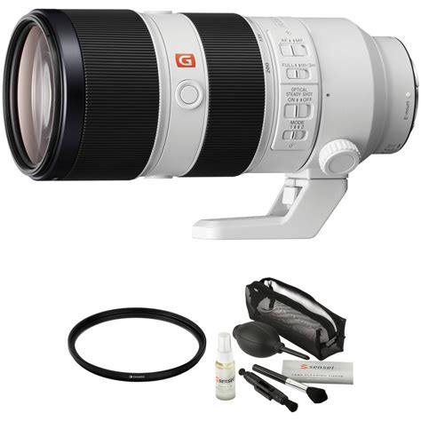 Sony FE 70 200mm F 2 8 GM OSS Lens With UV Filter Kit B H Photo